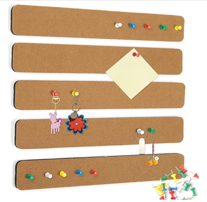 Sale Well Multifunctional Offices Home Wall Decoration Schedules Pin Board Bar Strips Bulletin Felt Board