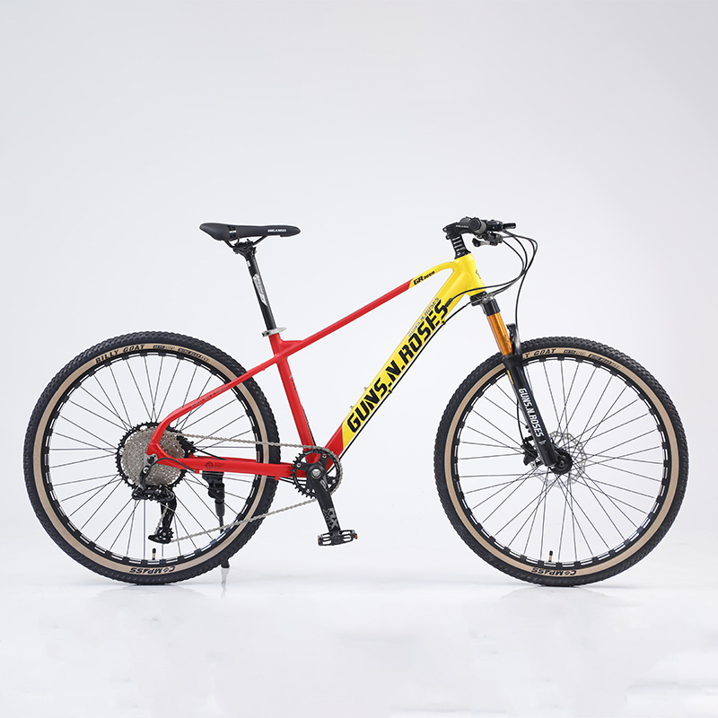 27.5 Full Suspension Aluminum Alloy Mountain Bike Carbon Steel Frame with Disc Brake 21 Speed Gears Ordinary Pedal Made in China