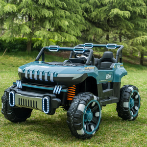 New Luxury 12V Kids Electric Ride-On Car with 2 Seater Power Wheels 24V Battery Operated PP Plastic Four Wheels Toy for Children