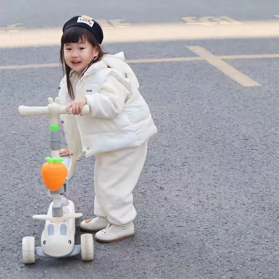 Lamborghini Foldable ride on baby scooter kids 3 in 1 for 10 years