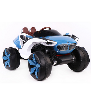 Children's Electric Vehicle Two Seater Mini Cars Kids' New Outdoor Products 4 Wheels Educational Remote Cars Design Model Toys