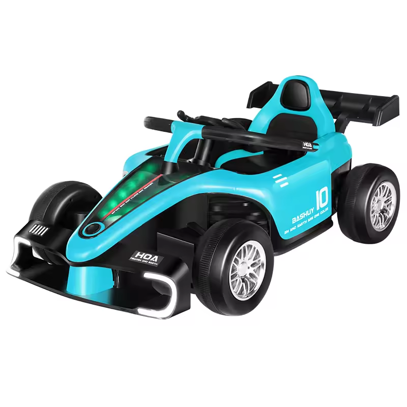 Hot-Selling Two-Seater Simulation Ride-On Toy Car Electric Plastic Material with Wheel Battery Power for Boys and Girls