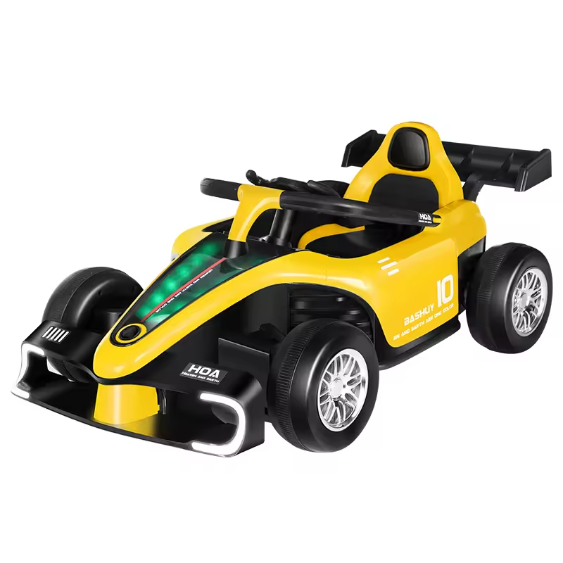 Hot-Selling Two-Seater Simulation Ride-On Toy Car Electric Plastic Material with Wheel Battery Power for Boys and Girls