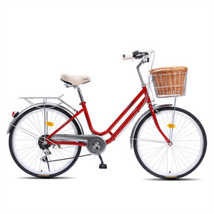 26 Inch Vintage Retro City Bike Old Style Steel Men's Bicycle from China Factory for Ladies