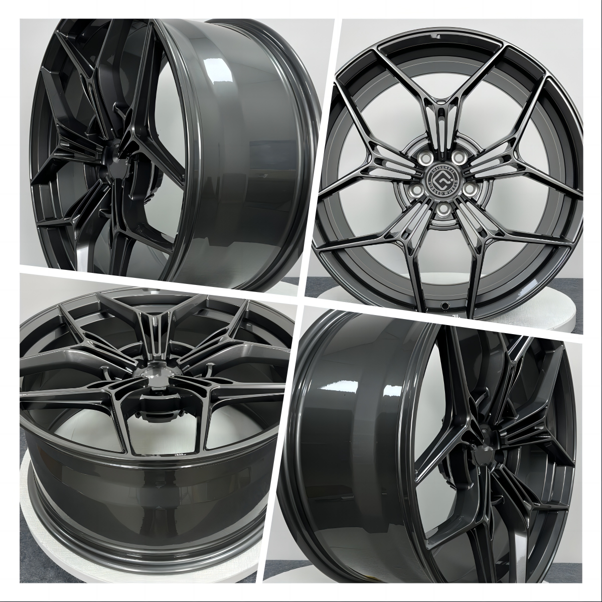 New 19 Inch Forged Car Alloy Wheels Polished Sport Wheel Rim with Various PCD & ET Sizes for Sale