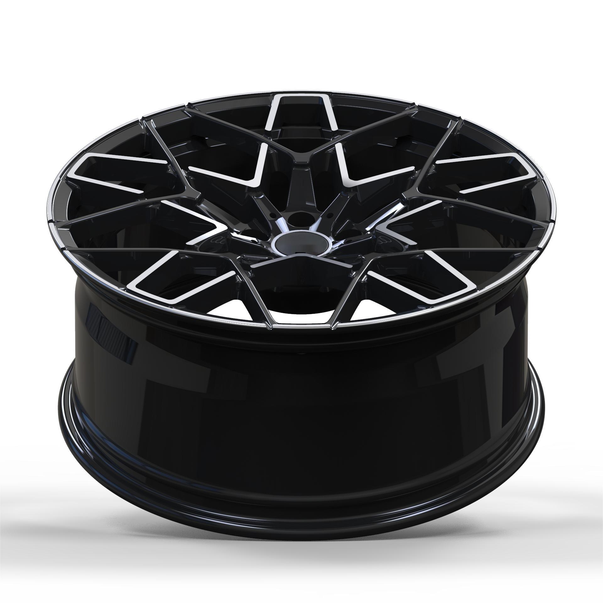 ZhiGu 18 19 20 Inch Hyper Black Color Car Racing Lightweight Forged Alloy Rims Wheels For Audi