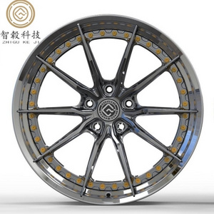 Premium Forged Alloy Wheels - Concave Design | 18-24 Inch Two Piece Multi-Spoke Wheel