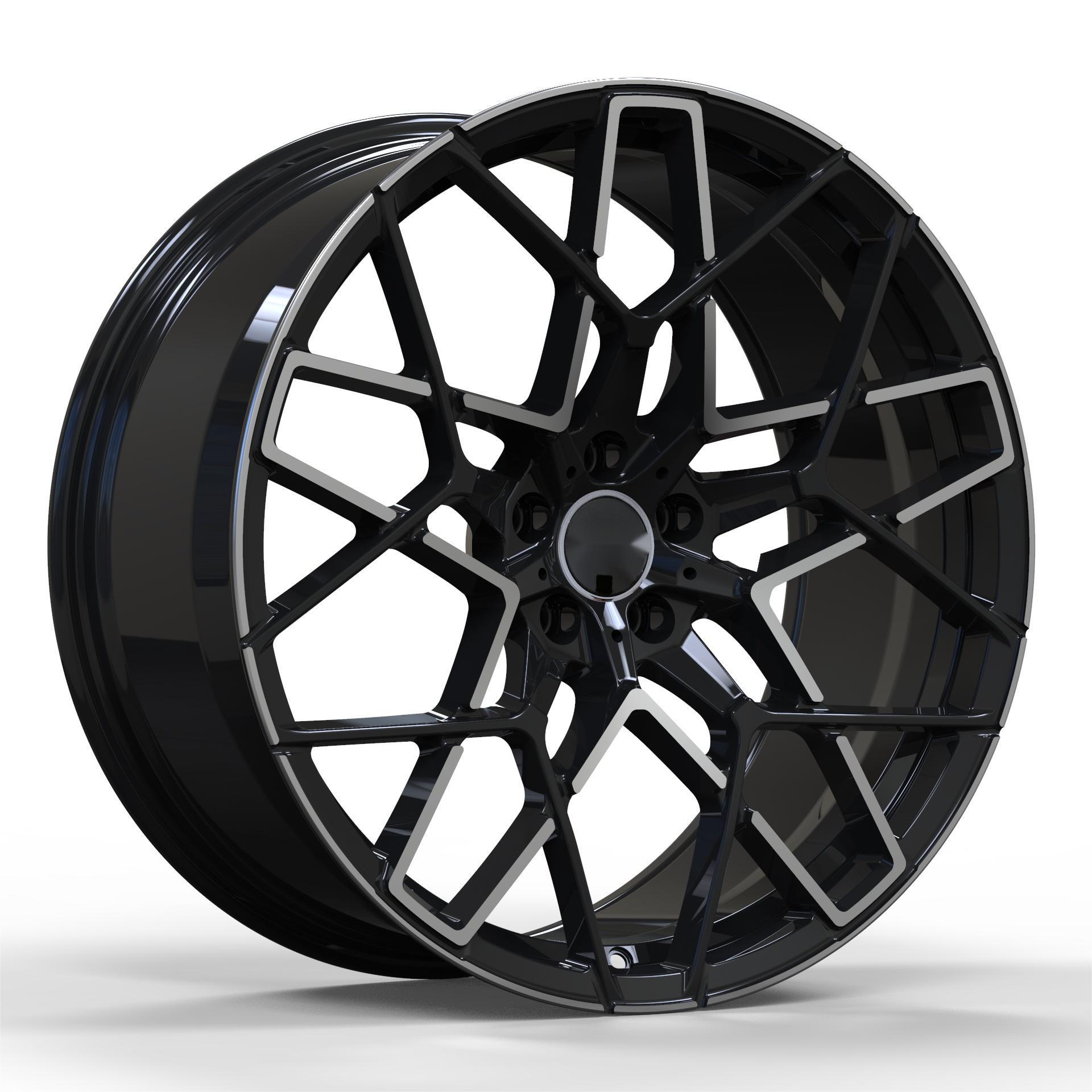 ZhiGu 18 19 20 Inch Hyper Black Color Car Racing Lightweight Forged Alloy Rims Wheels For Audi