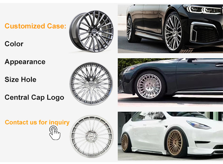 Custom Forged Whells Car Wheel 5x114.3 6x139.7 For Passenger Car Wheels 17 18 19 20 22 Car Rims 24 Inch Alloy Rims