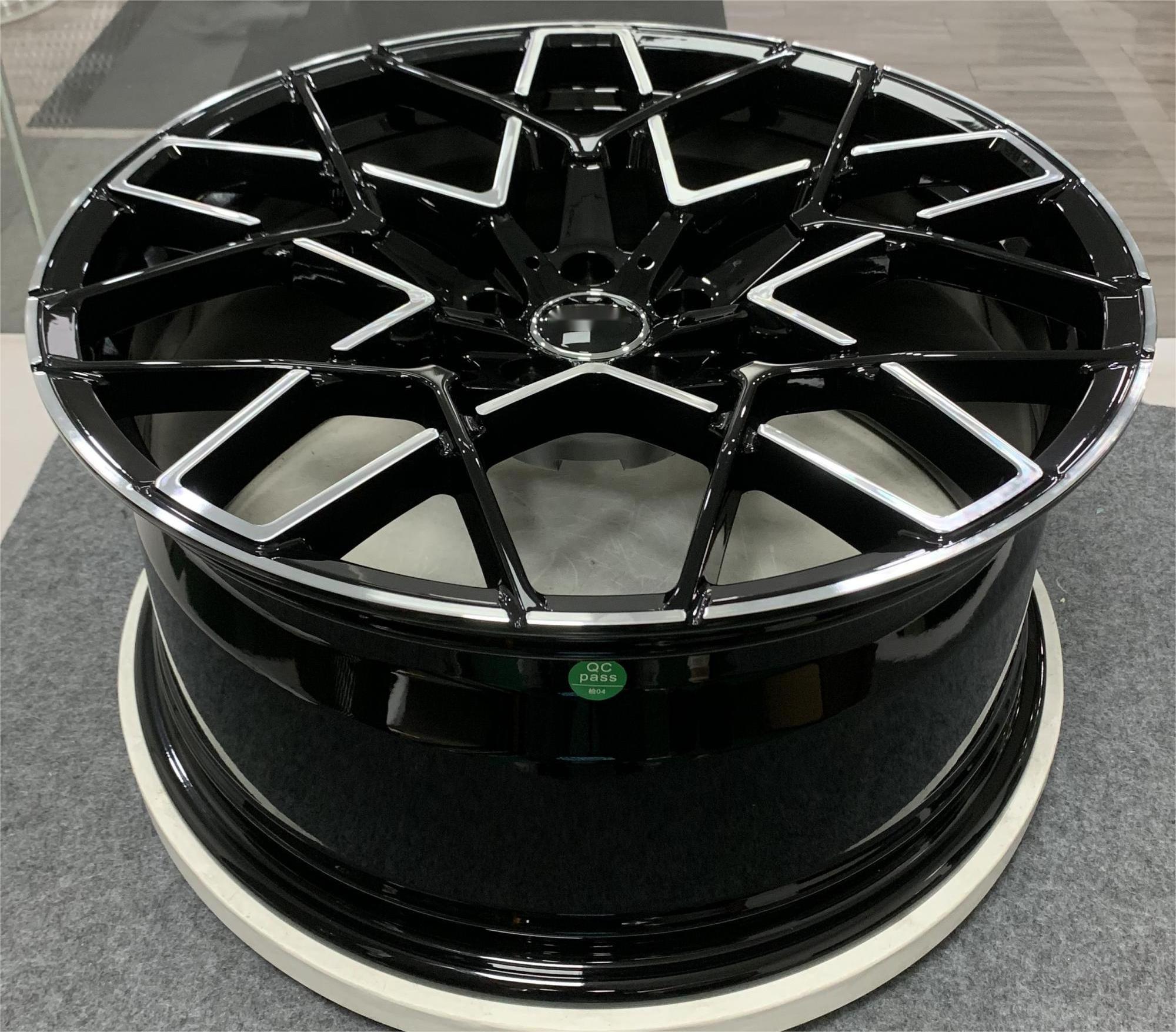 ZhiGu 18 19 20 Inch Hyper Black Color Car Racing Lightweight Forged Alloy Rims Wheels For Audi