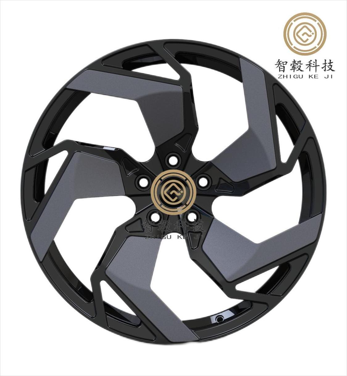 ZHI GU Factory Can Be Custom Concave Design Forged Wheels for Luxury Car Core Wheel 110mm Abec 7 Bearing Neo Chrome Wheel 5years