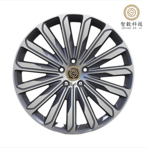 Staggered forged alloy monoblock wheels 20x9 black and silver rims 15 16 17 18 19 inch forged aluminum alloy rims