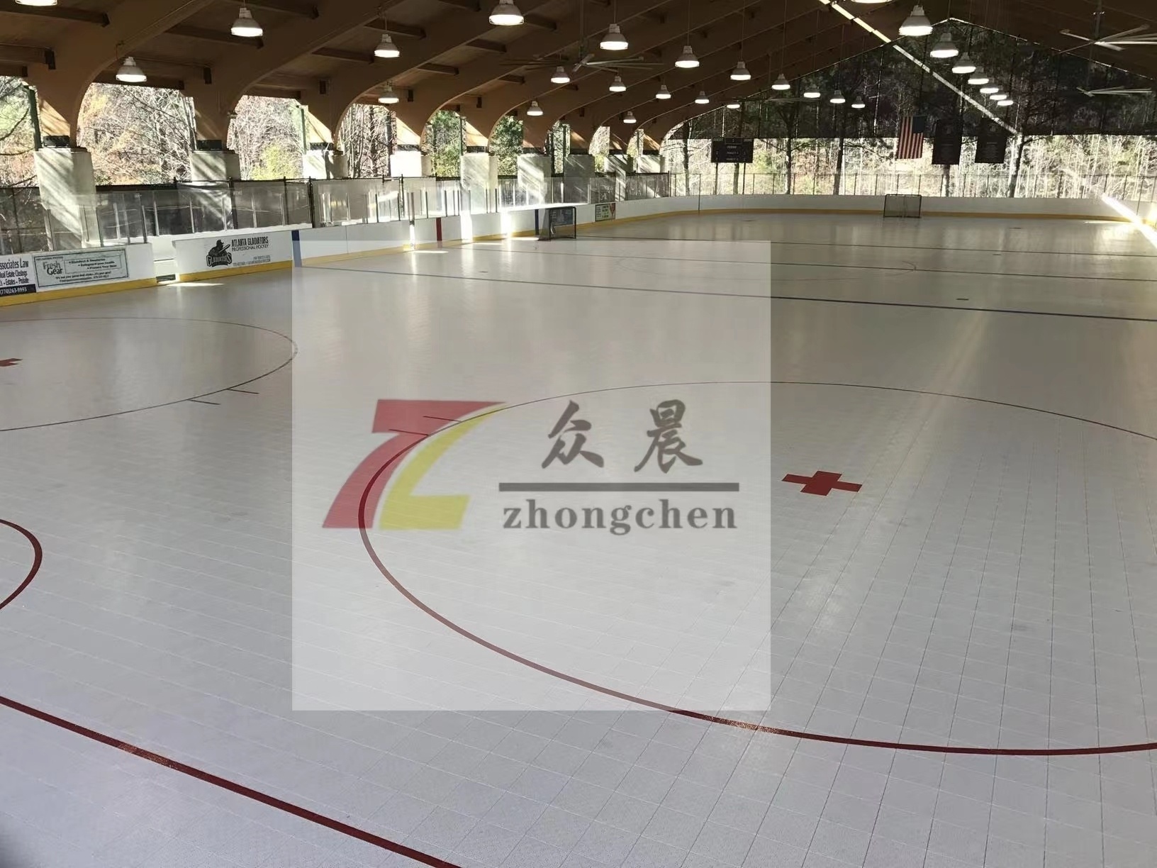 Indoor and outdoor hdpe custom size plastic sheets used synthetic ice for sale ice rink