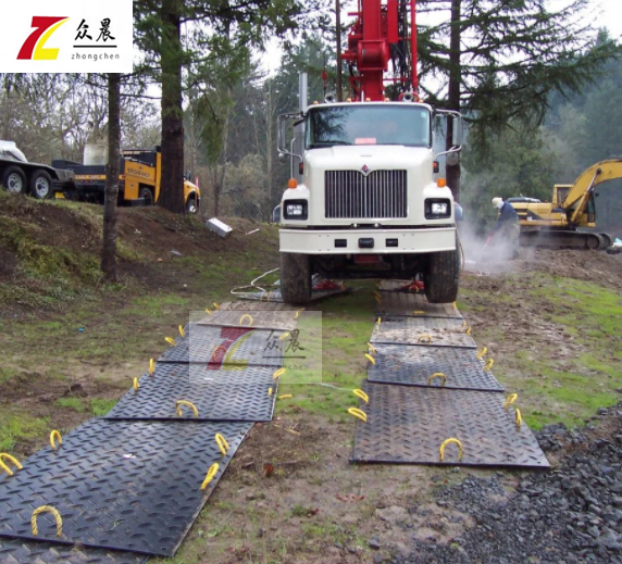 Heavy-Duty HDPE Excavators Plastic Swamp Mats for Sale