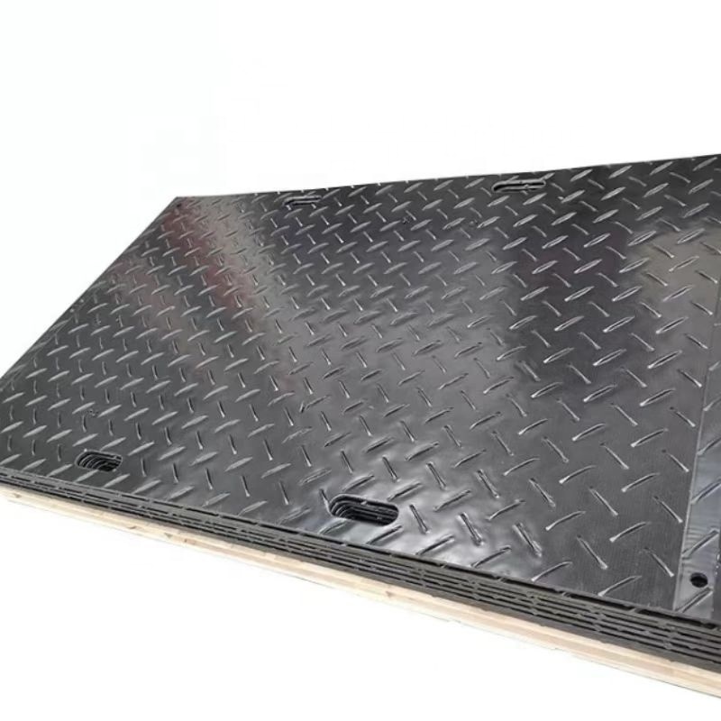 Ground protection mats high density easy to carry heavy duty road mats anti slip hdpe plastic swamp mats for sale