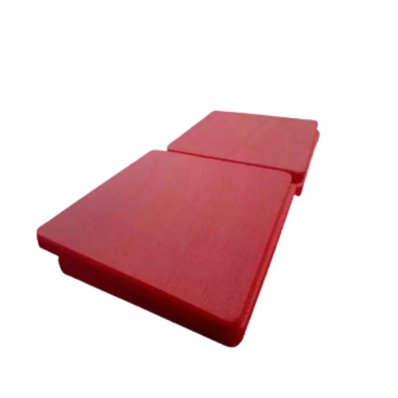 Stable Plastic Cribbing Blocks and Base mat for Crane heavy truck foot support pads black crane pad