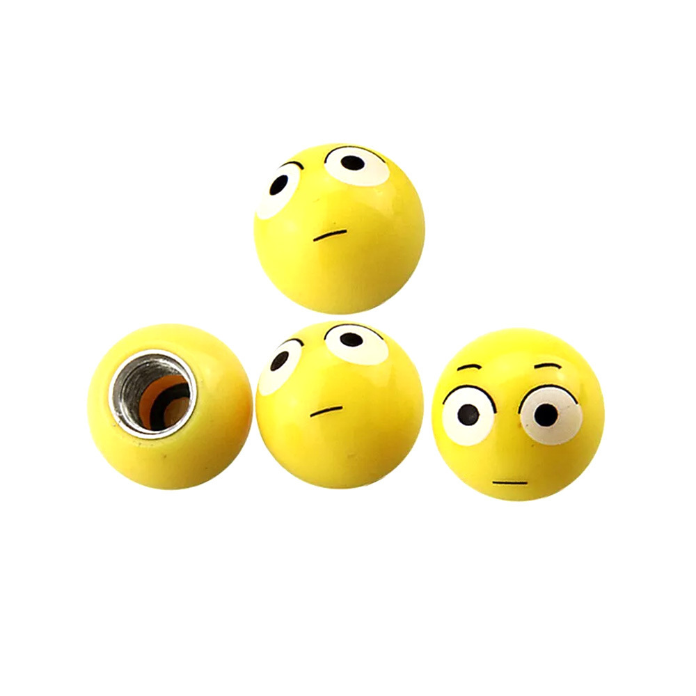 Ball Shape Eyeballs Tire Valve Stems Caps