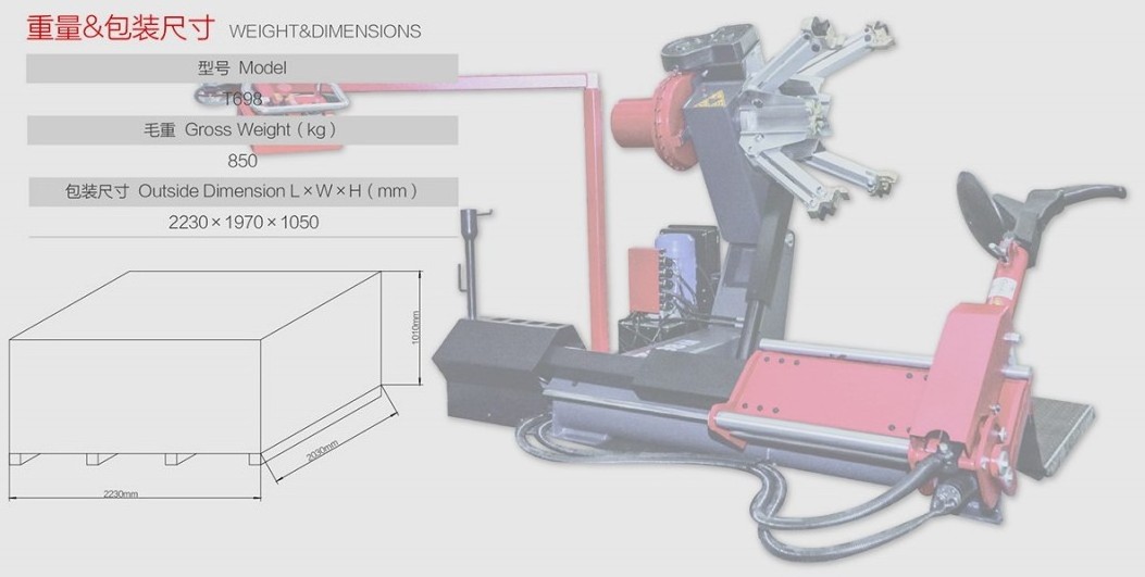 automatic heavy duty truck tyre changer with best price for sale