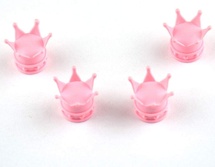 PVC06 Universal Crown Styling  Car Motorcycle Bicycle Air Cover Auto Airtight Stems Cover Wheel Tire Valve Caps