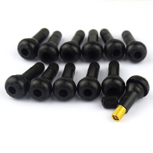 100pcs per bag   aluminium alloy natural rubber TR413 tire tubeless valve tire stem