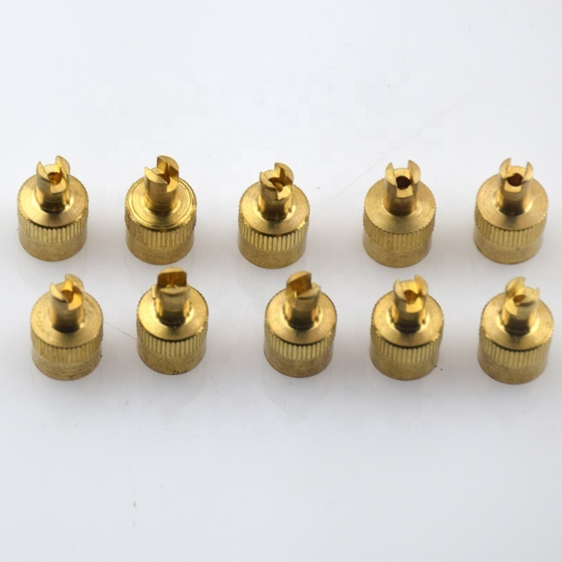 CA-1 Brass Car Tire Valve Air Stem Caps Cover with tire valve core tool