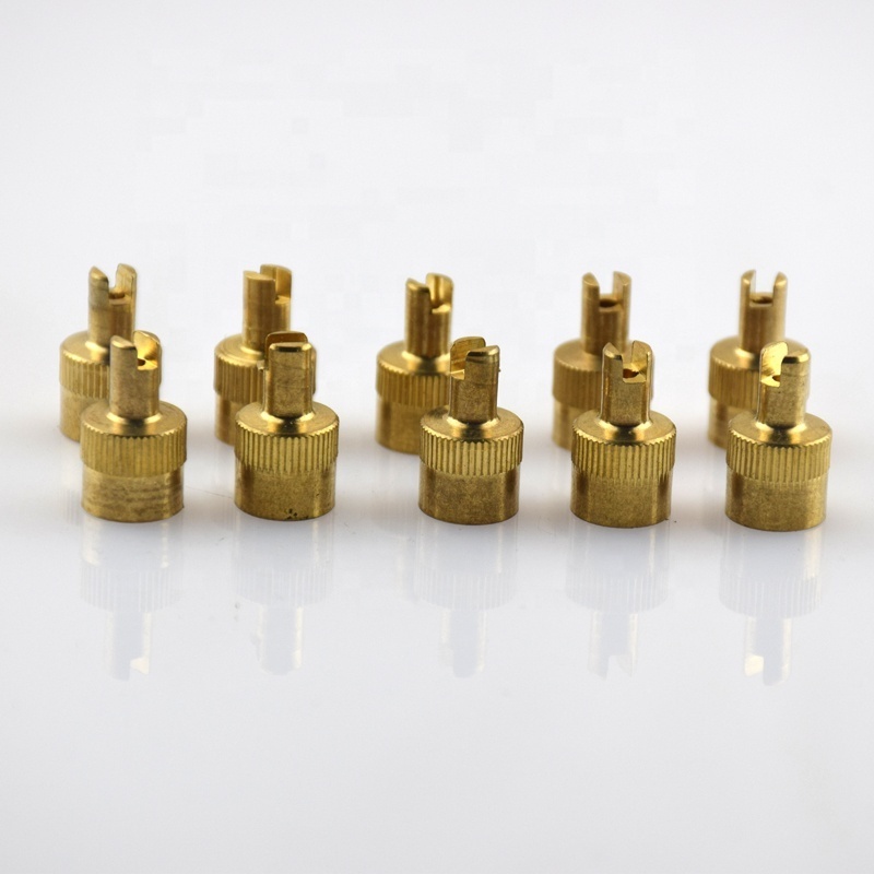 CA-1 Brass Car Tire Valve Air Stem Caps Cover with tire valve core tool