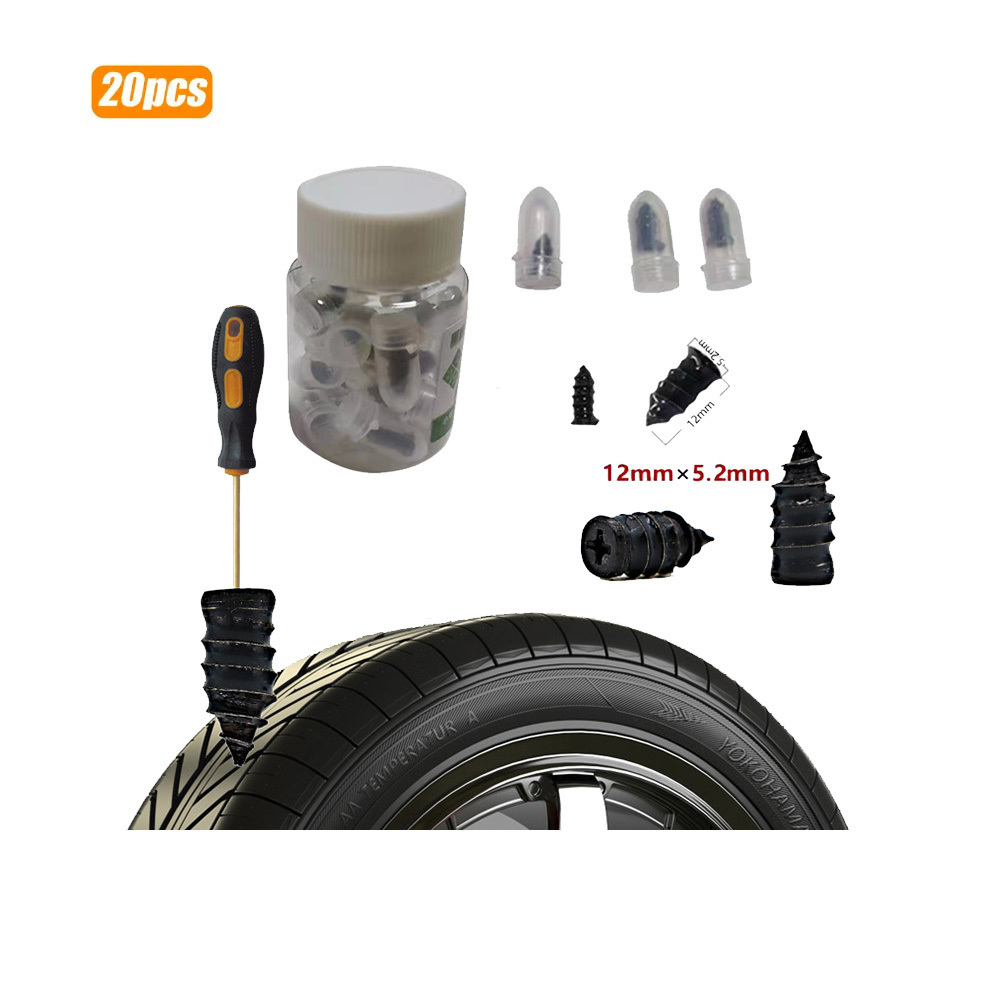 Vacuum Tyre Repair Nail Tubeless Tyre Repair Rubber Nails Self-tire Repair  Nail  For Car Motorcycle Bike