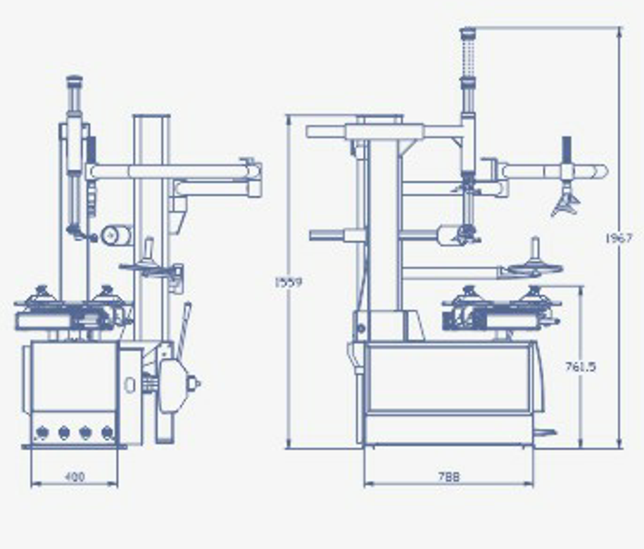 hot sale Made in China touchless Tire changer machine tire repair machine used car tyre changer with arm