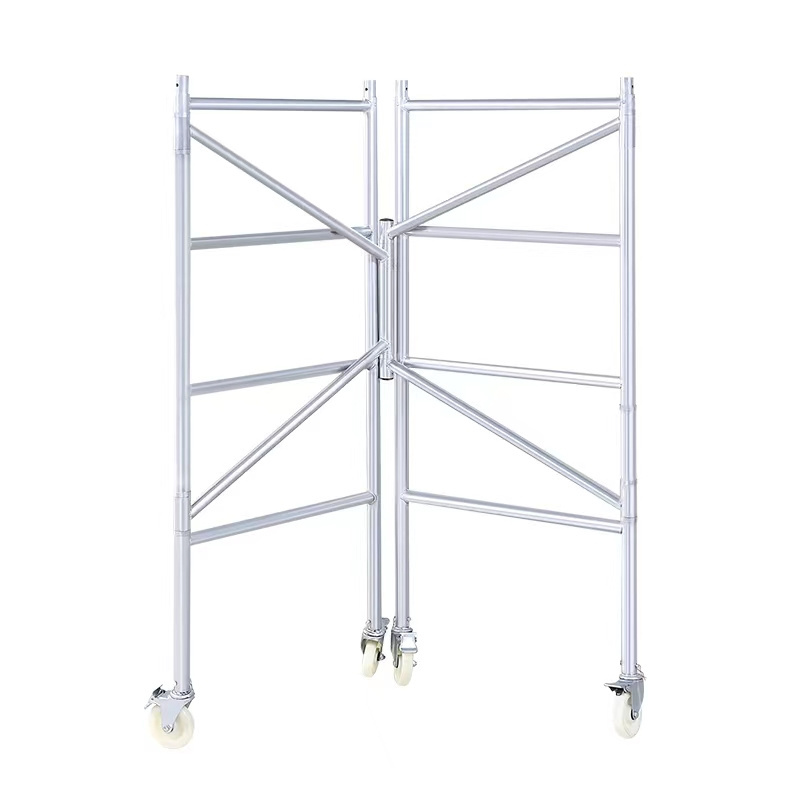 China Supplier Lightweight Easy To Install Galvanized Scaffolding Ladder For Construction