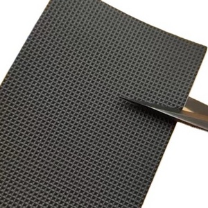 Durable colorful custom size waterproof hard quality anti-vibration shock absorber rubber sheet  with self adhesive rubber pad