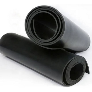 Black Non Slip Wear Resistant Nbr Rubber Flooring Sheet Mat Anti Slip Rubber Sheet