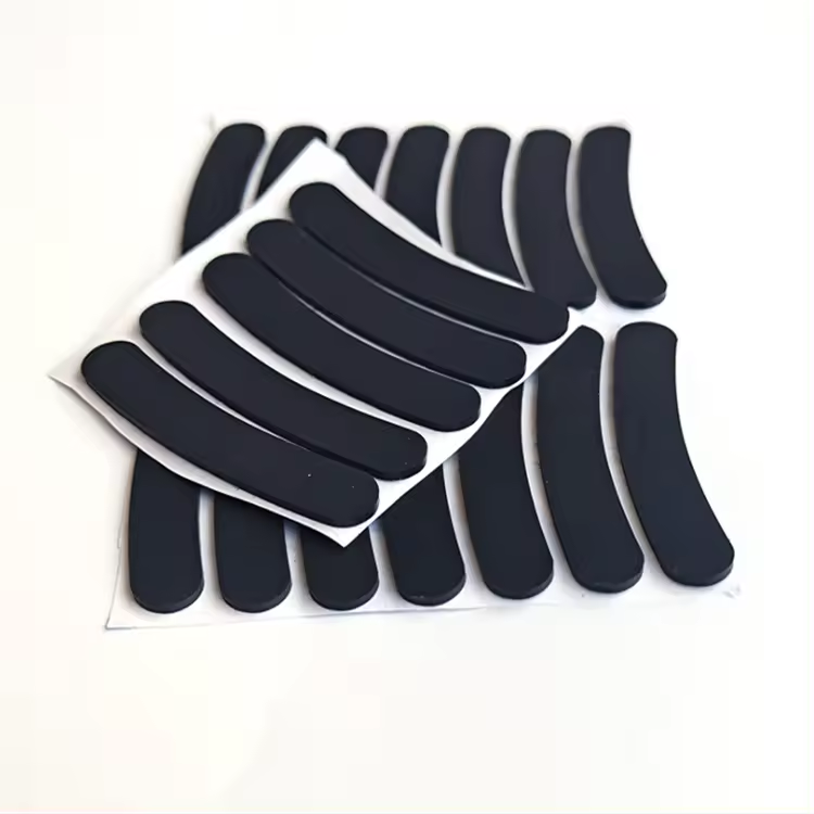 Deson Sticky Silicon Rubber Pads Manufacturer MS double side Feet Pads Non slip Bumpers sticker