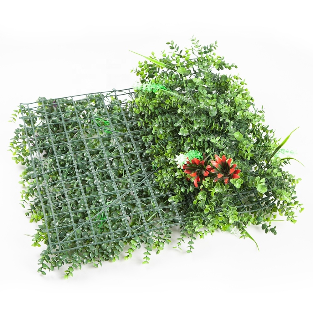 ZC Artificial Topiary Hedges Panels Plastic Faux Shrubs Fence Mat Greenery Wall Backdrop Decor Garden Privacy Screen Fence