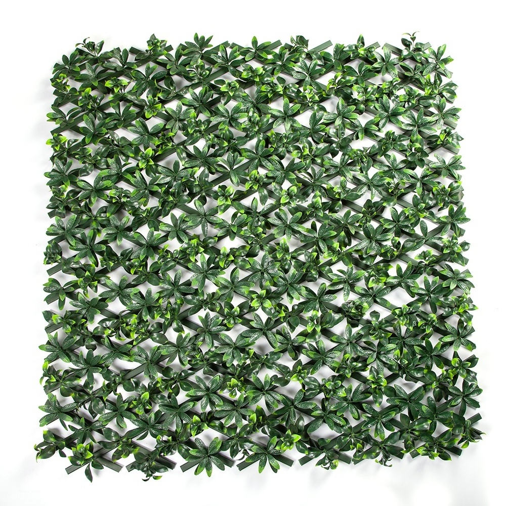 ZC Artificial Leaves Green Natural Expandable Garden Trellis Home Decoration