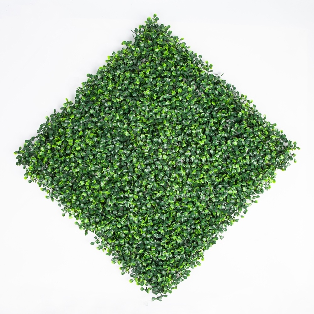 ZC Artificial Grass Synthetic Vertical Wall Panel 50cmX50cm Faked Grass For Outdoor Garden Indoor Home Ivy Wall Plants Decor