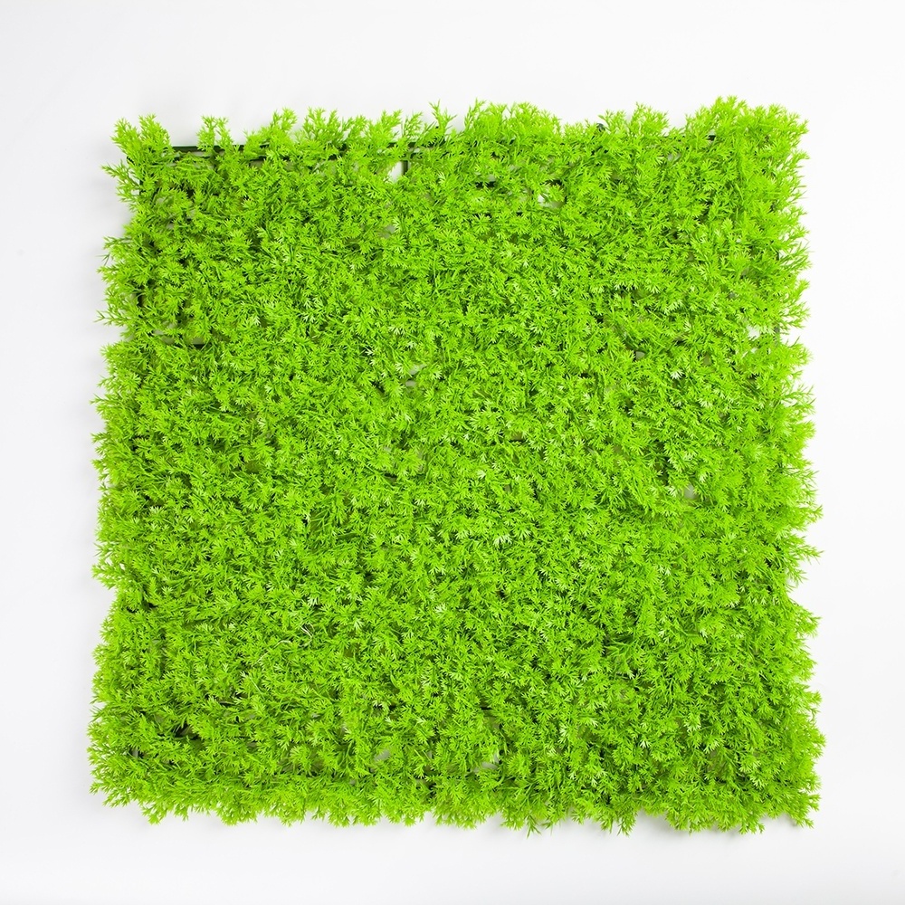 ZC Anti-uv Eco-Friendly Plastic Artificial Hedge Boxwood Panels Green Plant Vertical Garden Artificial Leaf Wall