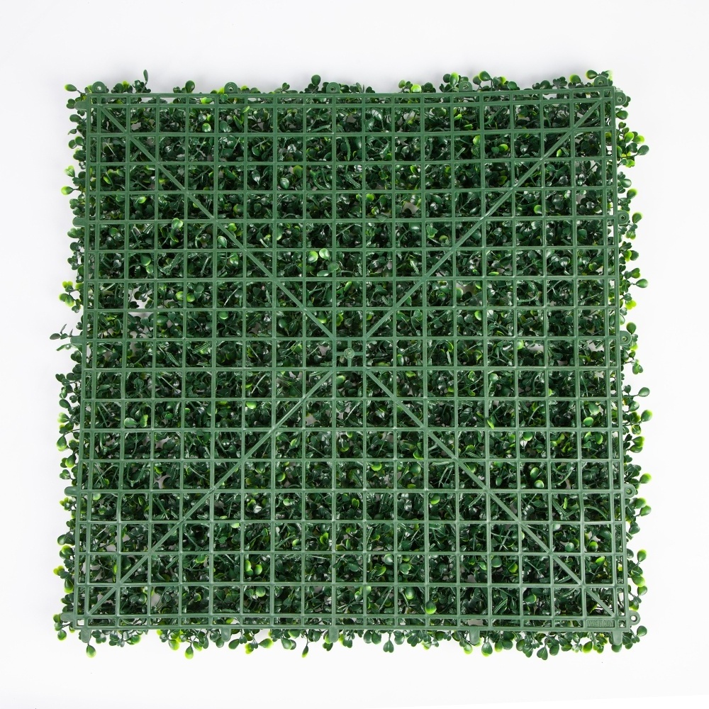 ZC Artificial Grass Synthetic Vertical Wall Panel 50cmX50cm Faked Grass For Outdoor Garden Indoor Home Ivy Wall Plants Decor