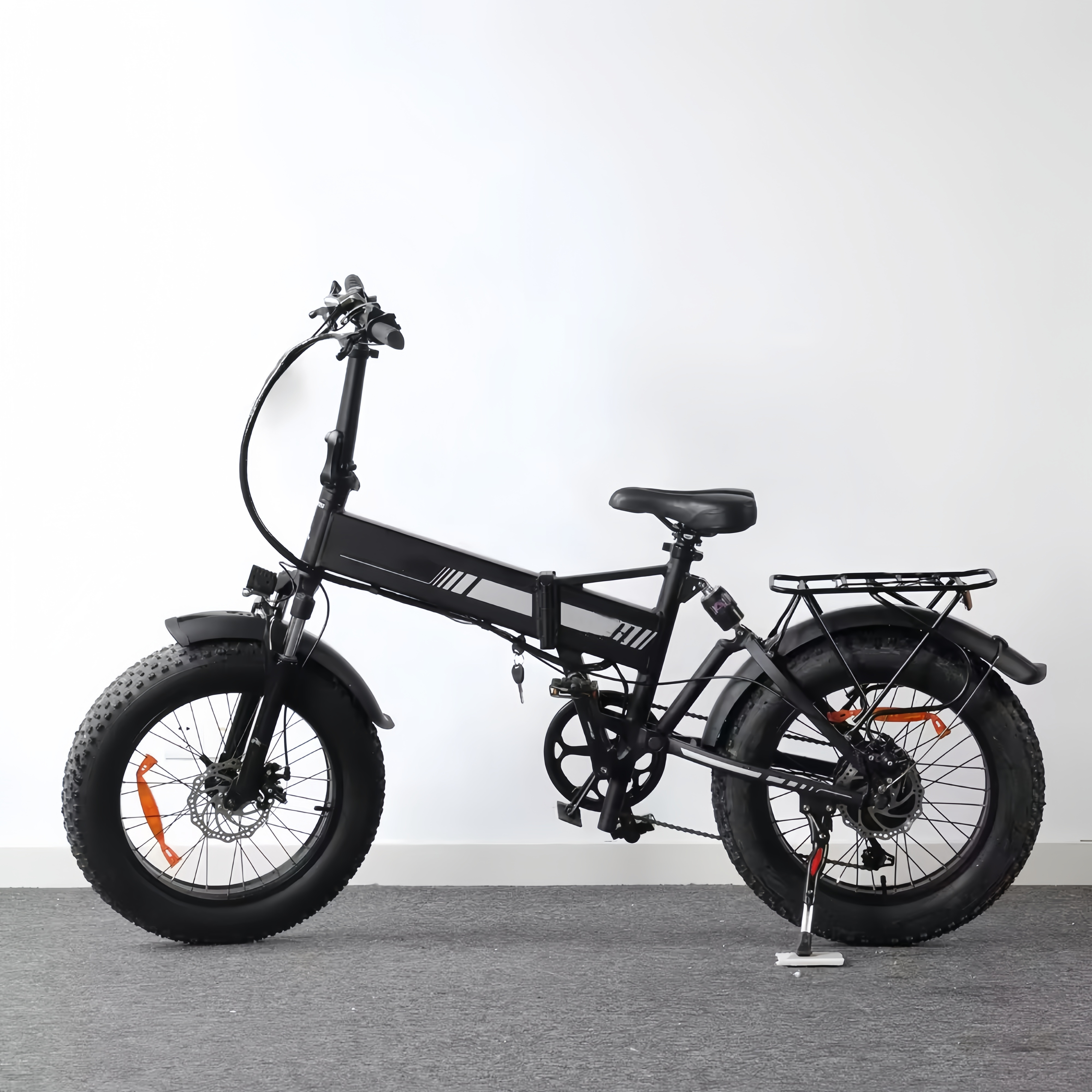 china Warehouse 20 Inch Fat Tire Electric Bike 48V 750W Mountain Electric Bicycle Full Suspension Air Tire E-bikes