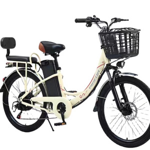 Electric bicycle, rechargeable bicycle,  dual kinetic energy, two-seat backrest, plastic front frame, adult, male and female