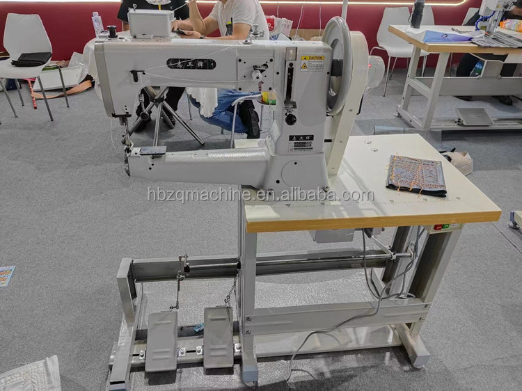 High Quality Single Needle Cylinder arm tape binding Leather Bag Lockstitch Industrial Sewing Machine price