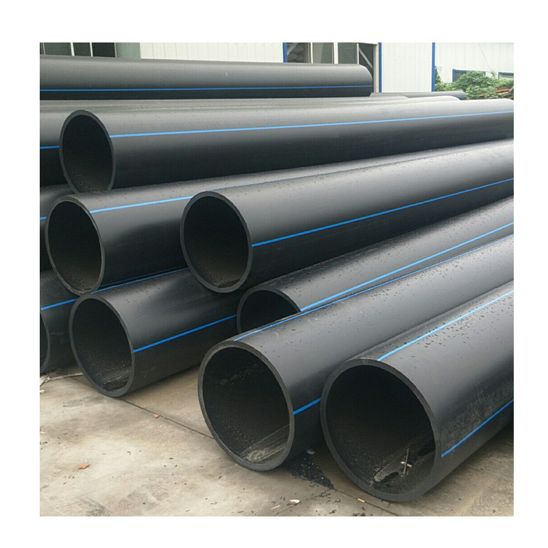 Factory customized Hot Sale Low Price Black Blue Color PE drain-pipe Plastic Irrigation Hdpe Pipe Supply hdpe pipe