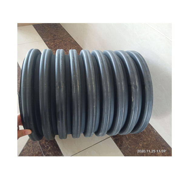 black hdpe double wall corrugated 48 culvert pipe HDPE plastic culvert pipe price for drainage