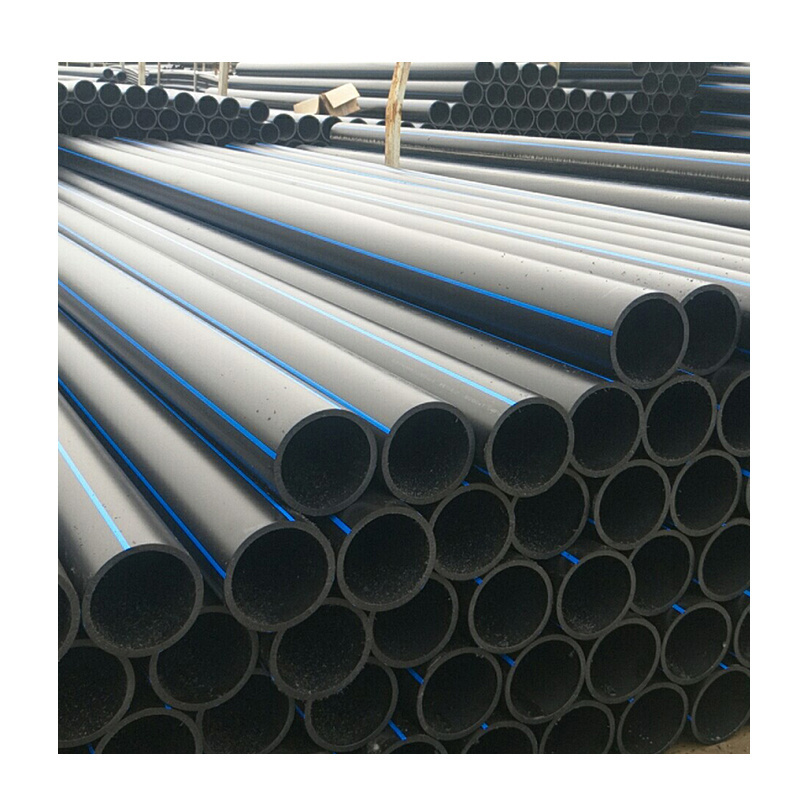 Factory customized Hot Sale Low Price Black Blue Color PE drain-pipe Plastic Irrigation Hdpe Pipe Supply hdpe pipe