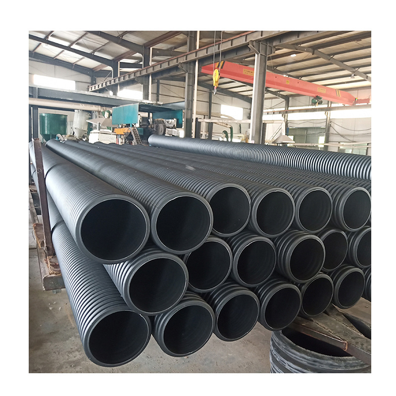 600mm sn8 HDPE culvert pipe for sewer and drainage project