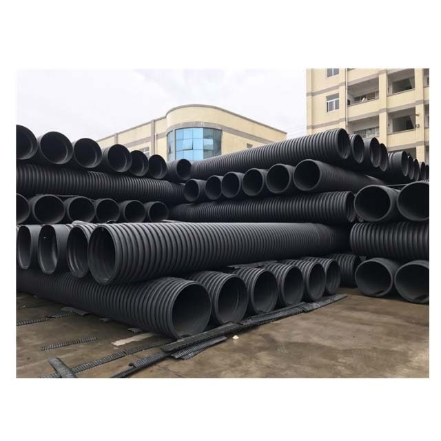 16 24 36 inch corrugated double wall pe drain culvert pipe weight prices