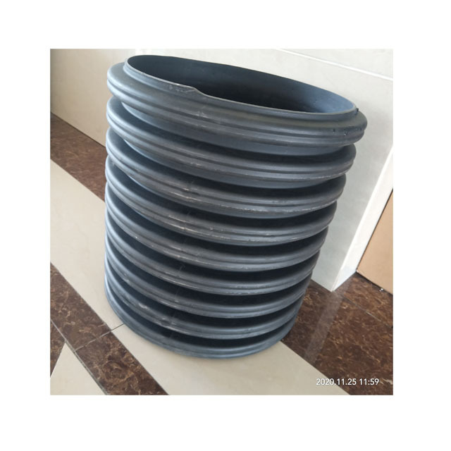 black hdpe double wall corrugated 48 culvert pipe HDPE plastic culvert pipe price for drainage