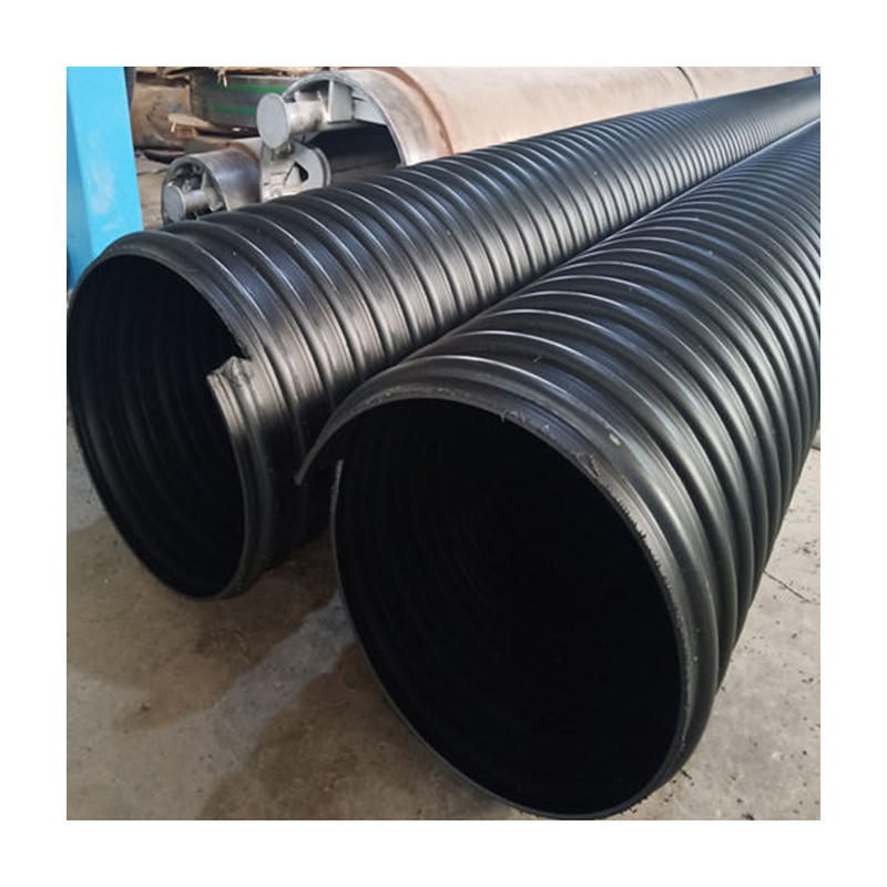 large diameter 15 plastic culvert pipe 1500mm hdpe steel belt corrugated pipe price