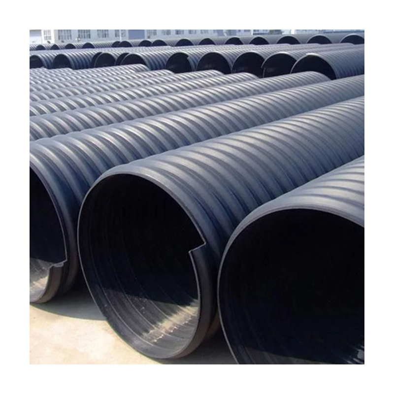 large diameter 15 plastic culvert pipe 1500mm hdpe steel belt corrugated pipe price