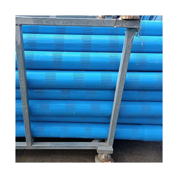 Well PVC Casing Pipes 180mm 200mm 225mm Slotted Plastic Tube