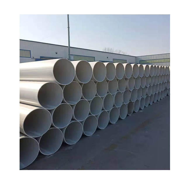 Large 160mm PVC pipes price and PVC fittings price for drain